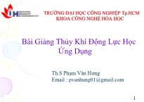 Chương 1: Tính chất vật lý của lưu chất