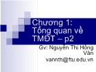 Chương 1: Tổng quan về Thương mại điện tử – phần 2