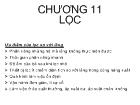 Chương 11 Lọc