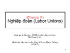 Chương 11 Nghiệp đoàn (Labor Unions)