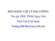 Chương 13 Thuyết động học phân tử các chất khí và định luật phân bố