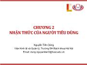 Chương 2 Nhận thức của người tiêu dùng