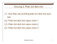 Chương 2: Phân tích định tính