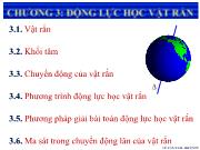 Chương 3: Động lực học vật rắn