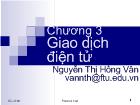 Chương 3 Giao dịch điện tử