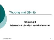 Chương 3 Internet và các dịch vụ trên Internet