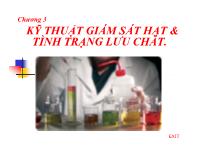 Chương 3 Kỹ thuật giám sát hạt & tình trạng lưu chất