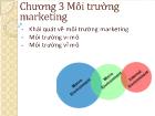 Chương 3 Môi trường marketing