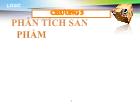 Chương 3 Phân tích sản phẩm