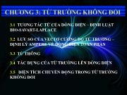 Chương 3: Từ trường không đổi