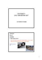 Chương 4 Các vấn đề ma sát