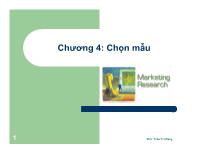 Chương 4: Chọn mẫu