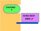 Chương 4 Dung dịch điện ly