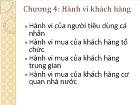 Chương 4: Hành vi khách hàng