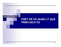 Chương 4 - Phần 7: Thiết kế và quản lý quá trình dịch vụ