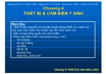 Chương 4 Thiết bị & cảm biến y sinh