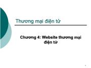 Chương 4: Website thương mại điện tử