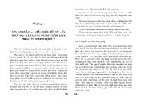 Chương 5 Các nguyên lý điều tiết tối ưu cấu trúc địa hình lòng sông nhằm khai thác tự nhiên hợp lý