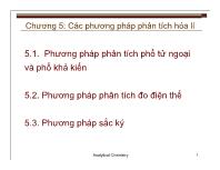 Chương 5: Các phương pháp phân tích hóa lí