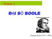 Chương 5 Đại số Boole