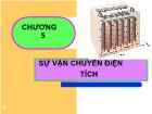 Chương 5 Sự vận chuyển điện tích