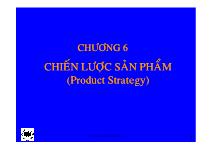 Chương 6 Chiến lược sản phẩm (product strategy)