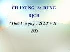 Chương 6: Dung dịch