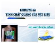 Chương 6: Tính chất quang của vật liệu