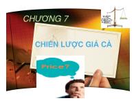 Chương 7 Chiến lược giá cả