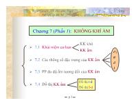 Chương 7 (Phần 1): Không khí ẩm