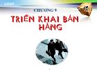 Chương 9 Triển khai bán hàng