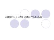 Chương I: Dao động và sóng