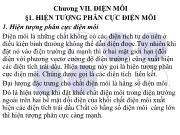 Chương VII. Điện môi