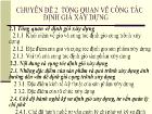 Chuyên đề 2. Tổng quan về công tác định giá xây dựng