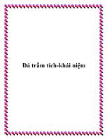 Đá trầm tích - Khái niệm