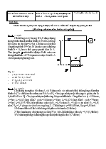 Đề thi kết thúc học phần: Kỹ thuật thuỷ khí Đề số: 1