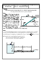 Đề thi kết thúc học phần: Kỹ thuật thuỷ khí Đề số: 1102