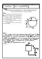 Đề thi kết thúc học phần: Kỹ thuật thuỷ khí Đề số: 1107