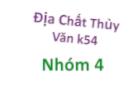 Địa chất thủy văn