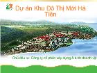 Dự án khu đô thị mới Hà Tiên