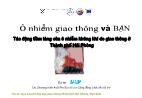 Dựán: Quy hoạch tổng hợp giao thông thành phố Hải Phòng, Việt Nam