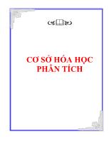 Giáo trình Cơ sở hóa học phân tích