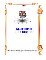 Giáo trình Hóa hữu cơ