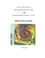 Giáo trình Khí tượng Radar