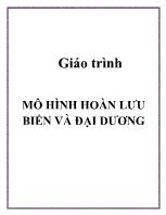 Giáo trình Mô hình hoàn lưu biển và đại dương