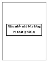 Giàu nhất nhờ bán hàng rẻ nhất (phần 2)