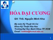 Hóa đại cương Chương I Cấu tạo nguyên tử