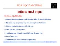 Hoá học đại cương Động hoá học