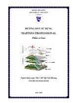 Hướng dẫn sử dụng Mapinfo Professional