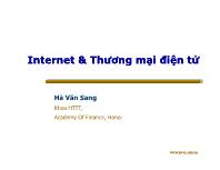 Internet & Thương mại điện tử - Hà Văn Sang